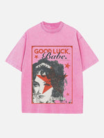 Chappell Roan Print Round Neck T-shirt