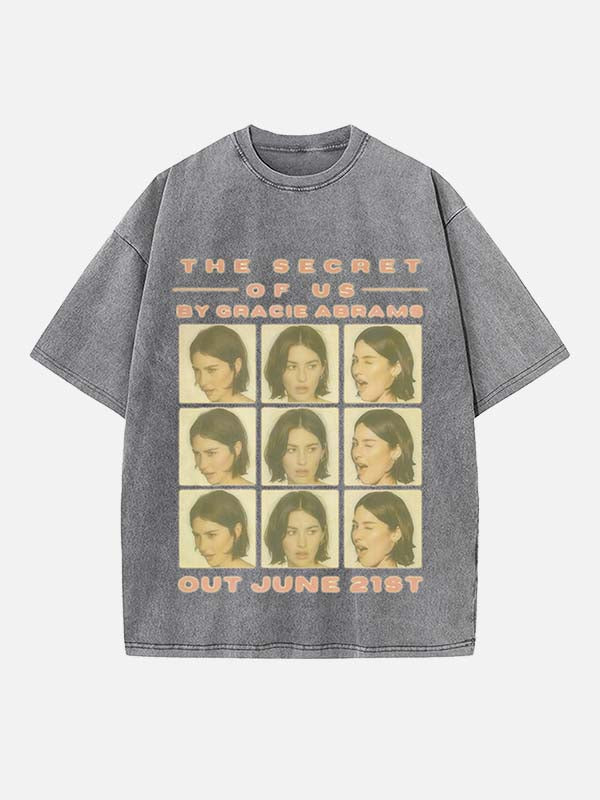 Gracie Abrams Print Round Neck T-shirt