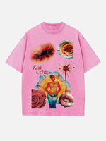 Kali Uchis Print Round Neck T-shirt
