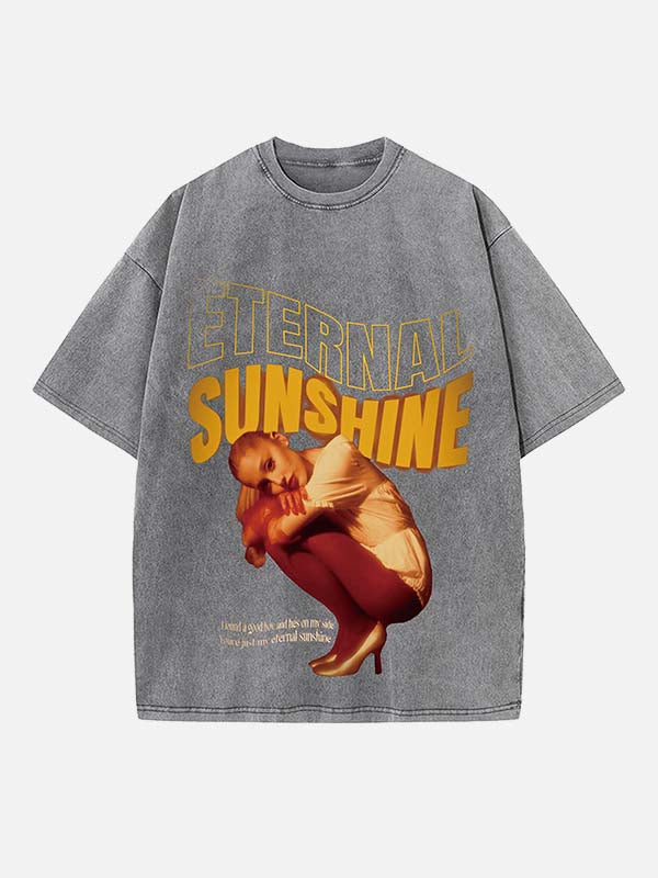 Ariana Grande Print Round Neck T-shirt