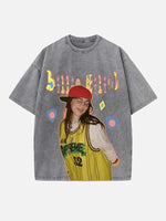 Billie Eilish Print Round Neck T-shirt