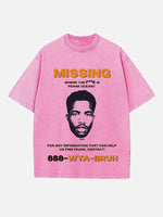 Frank Ocean Print Round Neck T-shirt