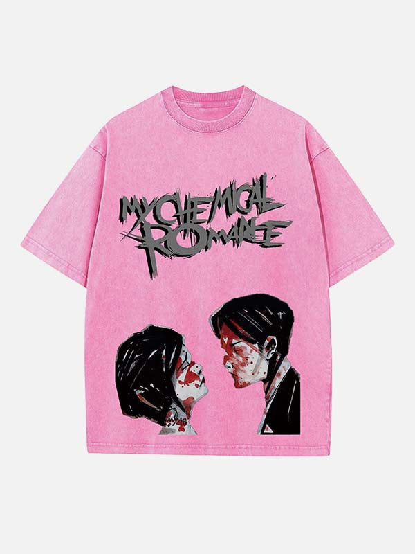 My Chemical Romance Print Round Neck T-shirt