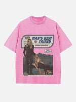 Sabrina Carpenter Print Round Neck T-shirt