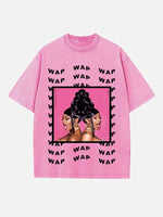 Cardi B Print Round Neck T-shirt