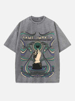 Tame Impala Print Round Neck T-shirt