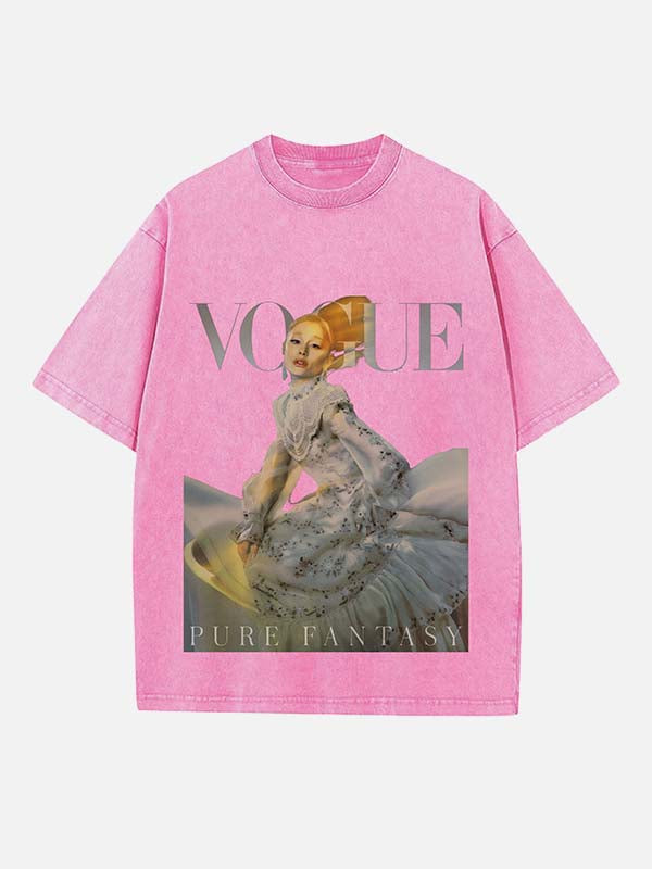 Ariana Grande Print Round Neck T-shirt