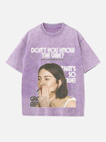 Gracie Abrams Print Round Neck T-shirt