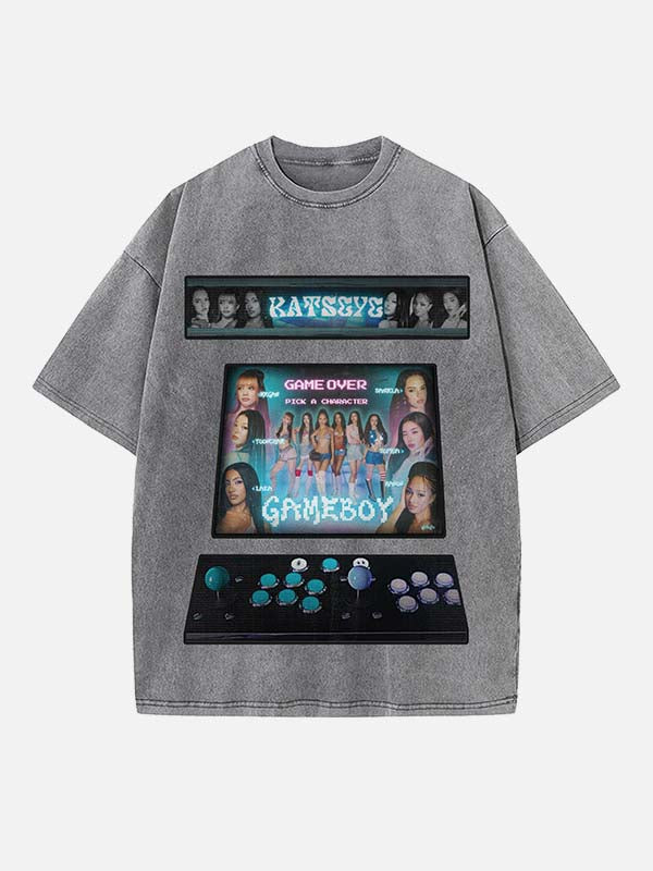 KATSEYE Print Round Neck T-shirt