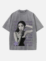 Olivia Rodrigo Print Round Neck T-shirt