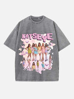 KATSEYE Print Round Neck T-shirt