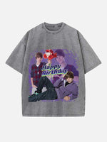 Justin Bieber Print Round Neck T-shirt