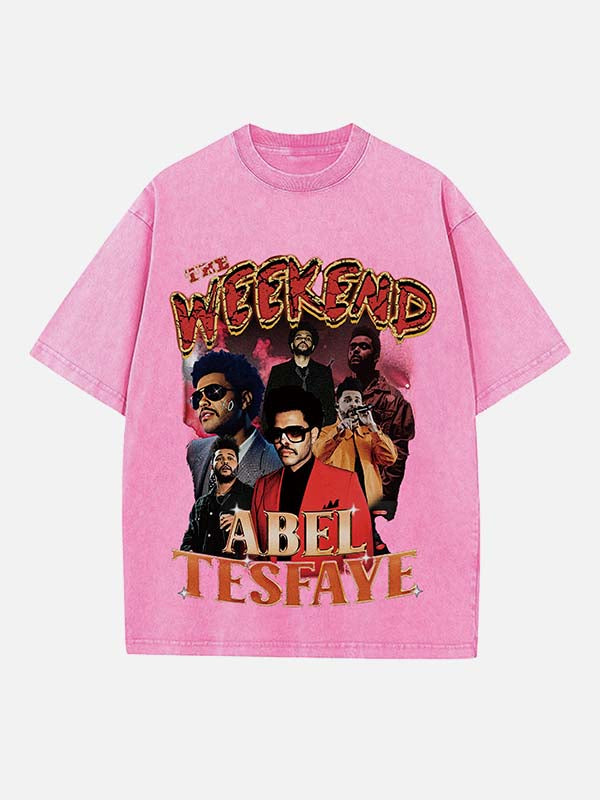 The Weeknd Print Round Neck T-shirt