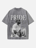 Kendrick Lamar Print Round Neck T-shirt