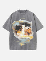 Rosalía Print Round Neck T-shirt