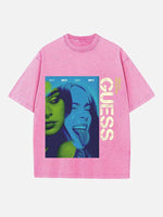 Charli xcx Print Round Neck T-shirt