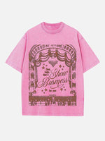 Taylor Swift Print Round Neck T-shirt
