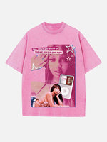 PinkPantheress Print Round Neck T-shirt