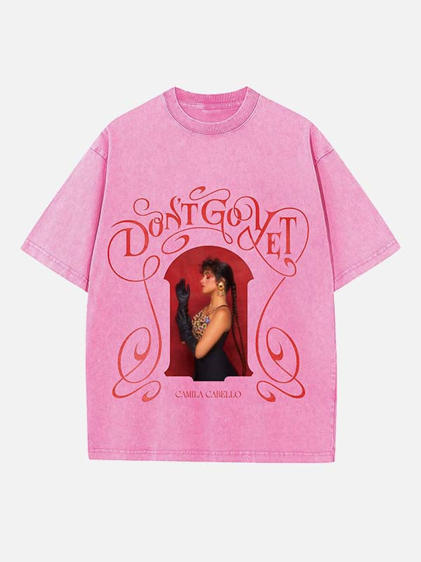 Camila Cabello Print Round Neck T-shirt