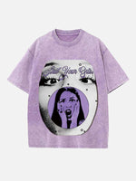 Olivia Rodrigo Print Round Neck T-shirt