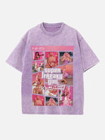 Nicki Minaj Print Round Neck T-shirt