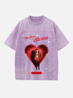 Chappell Roan Print Round Neck T-shirt