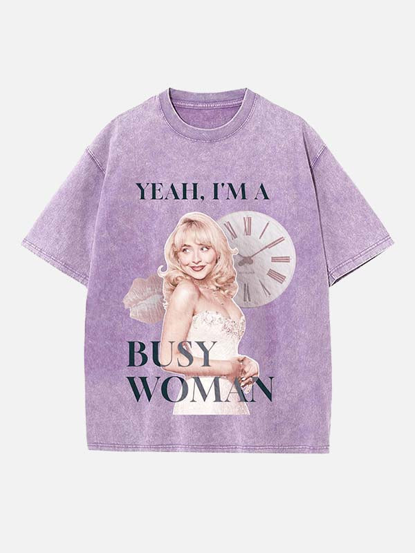 Sabrina Carpenter Print Round Neck T-shirt