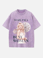 Sabrina Carpenter Print Round Neck T-shirt