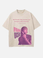 Frank Ocean Print Round Neck T-shirt