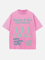 ABBA Print Round Neck T-shirt