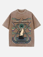 Tame Impala Print Round Neck T-shirt