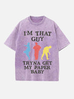 Tyler, The Creator Print Round Neck T-shirt