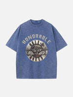 GUNS N' ROSES Print Round Neck T-shirt