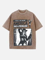 Beyoncé Print Round Neck T-shirt