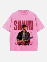 Shawn Mendes Print Round Neck T-shirt