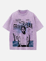 Frank Ocean Print Round Neck T-shirt