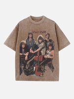 Bon Jovi Print Round Neck T-shirt