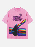Pink Floyd Print Round Neck T-shirt