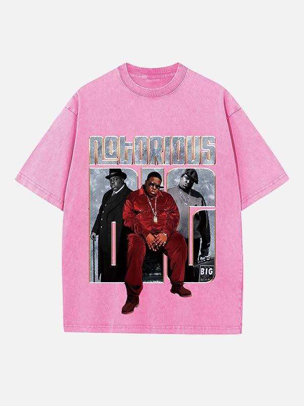 The Notorious B.I.G. Print Round Neck T-shirt