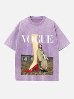 Billie Eilish Print Round Neck T-shirt