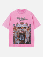 Michael Jackson Print Round Neck T-shirt