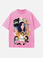 Katy Perry Print Round Neck T-shirt