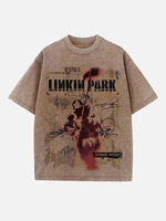 Linkin Park Print Round Neck T-shirt