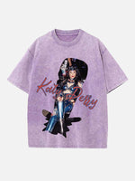 Katy Perry Print Round Neck T-shirt