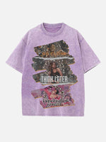 Tate McRae Print Round Neck T-shirt