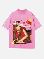 PinkPantheress Print Round Neck T-shirt