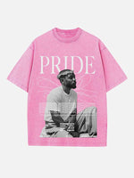 Kendrick Lamar Print Round Neck T-shirt