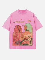 Doja Cat Print Round Neck T-shirt