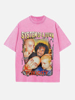 System of a Down Print Round Neck T-shirt