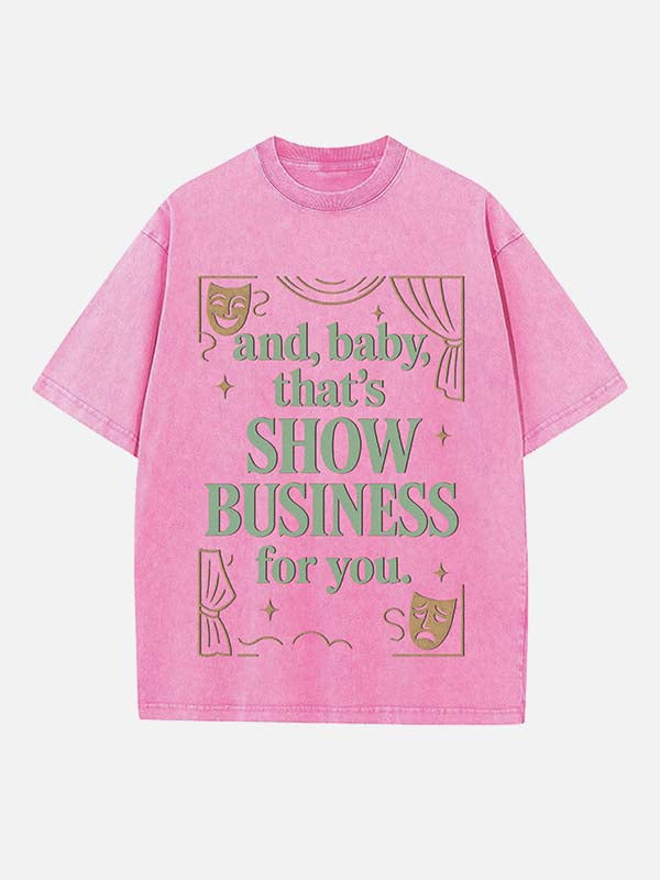 Taylor Swift Print Round Neck T-shirt